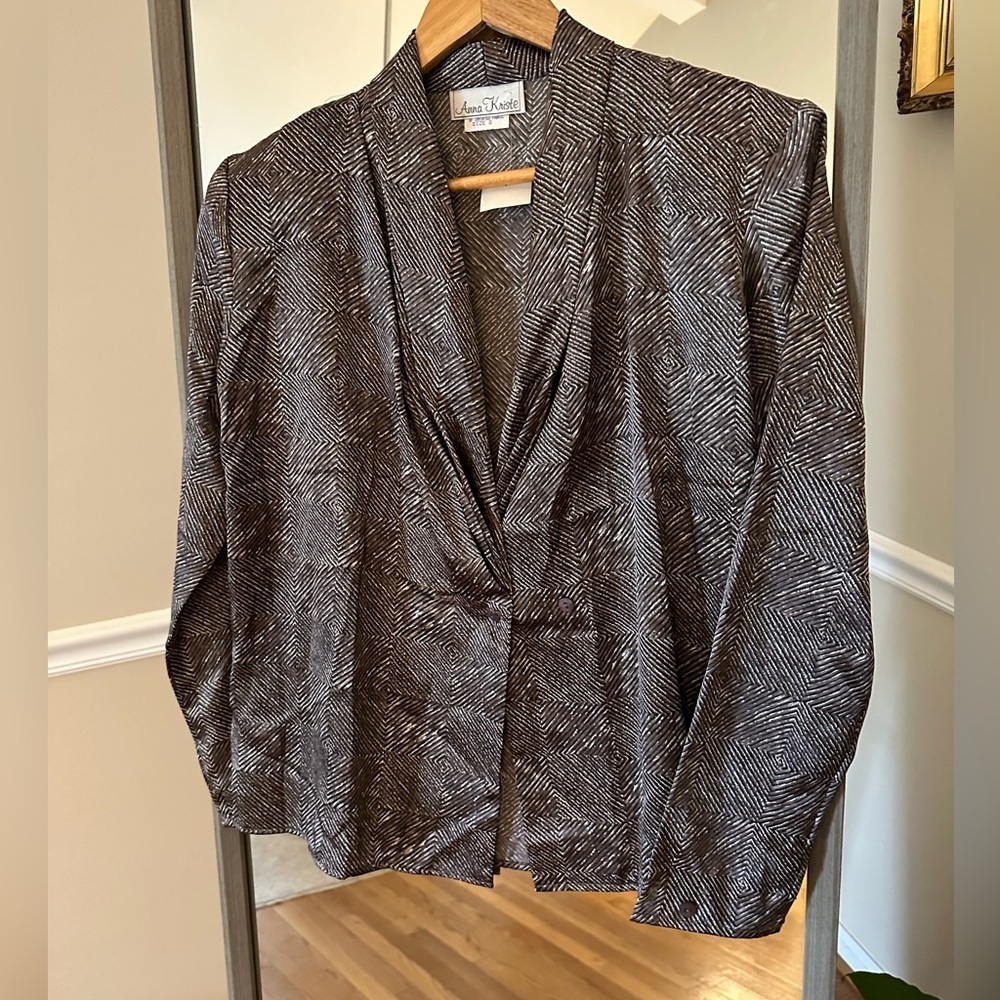 Anna Kriste One Button Jacket Vintage NWT‎ Size 8
